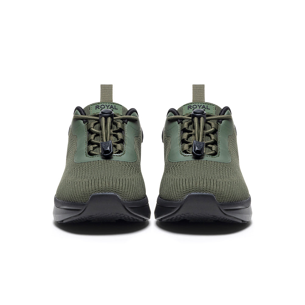 Men's Comfy Green Black FlyKnit Sneakers