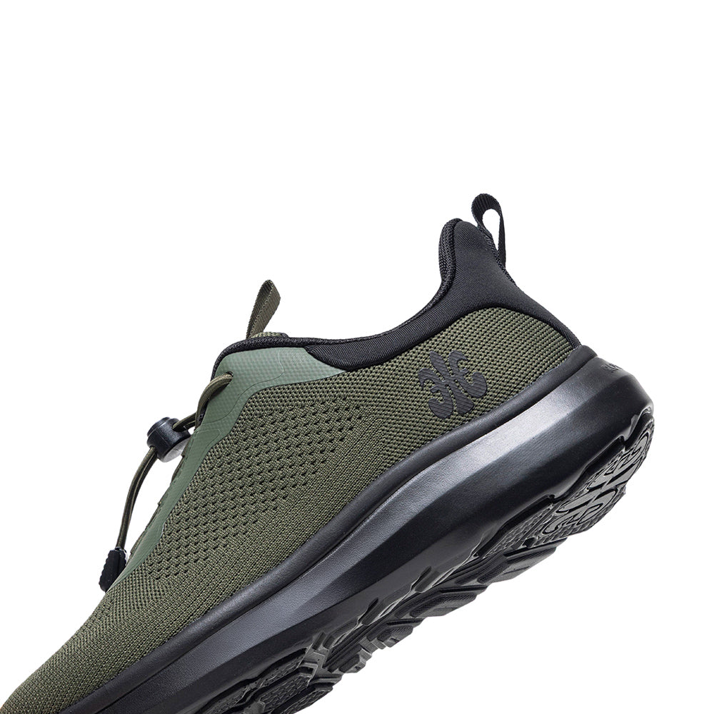 Men's Comfy Green Black FlyKnit Sneakers