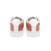Women's Icon OG White Pink Logo Leather Sneakers