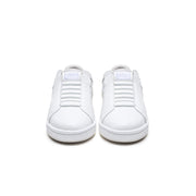 Women's Icon OG White Silver Logo Leather Sneakers