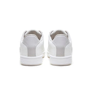 Women's Icon OG White Silver Logo Leather Sneakers