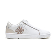 Women's Adelaide White Brown Gray Sneakers