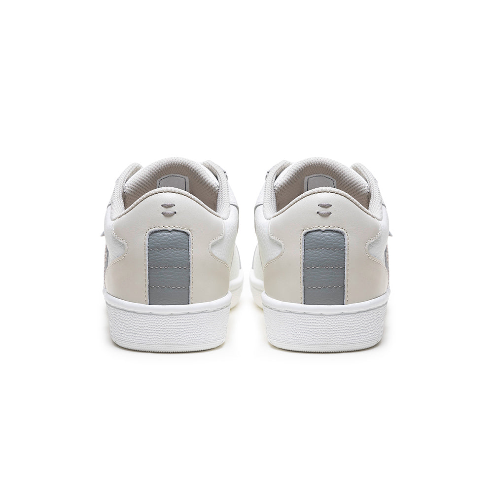 Women's Adelaide White Brown Gray Sneakers