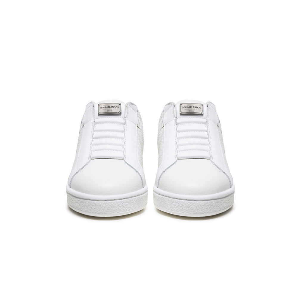 Women's Adelaide Lux White Pink Leather Sneakers