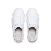 Women's Icon 2.0X White Beige Pink Leather Sneakers