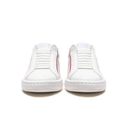 Women's Icon 2.0X White Red Leather Sneakers