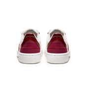 Women's Icon 2.0X White Red Leather Sneakers