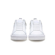 Women's Icon 2.0 White Blue Logo Leather Sneakers