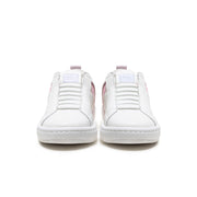 Women's Icon 2.0 White Pink Logo Leather Sneakers