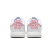 Women's Icon Ultra Lux White Pink Gray Leather Sneakers