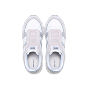 Women's Icon Ultra Lux White Gray Leather Sneakers