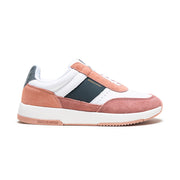 Women's Crown Lux White Pink Gray Leather Sneakers