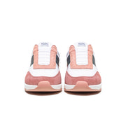 Women's Crown Lux White Pink Gray Leather Sneakers