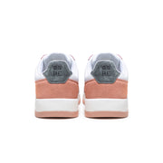 Women's Crown Lux White Pink Gray Leather Sneakers