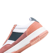 Women's Crown Lux White Pink Gray Leather Sneakers