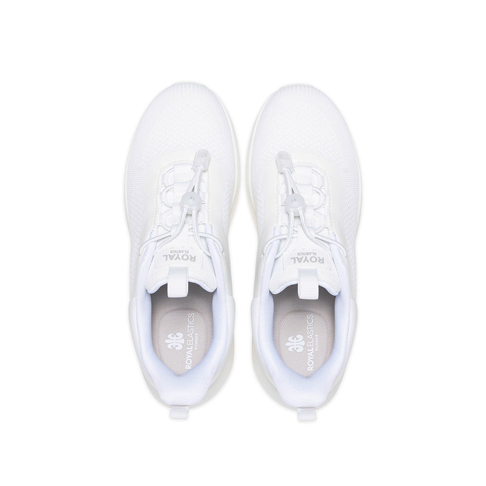 Women's Comfy White FlyKnit Sneakers