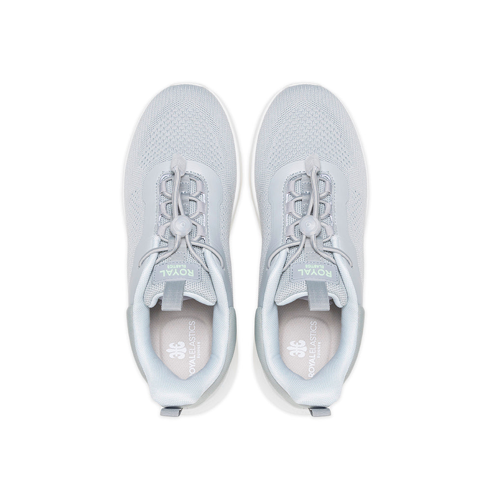 Women's Comfy Light Gray FlyKnit Sneakers