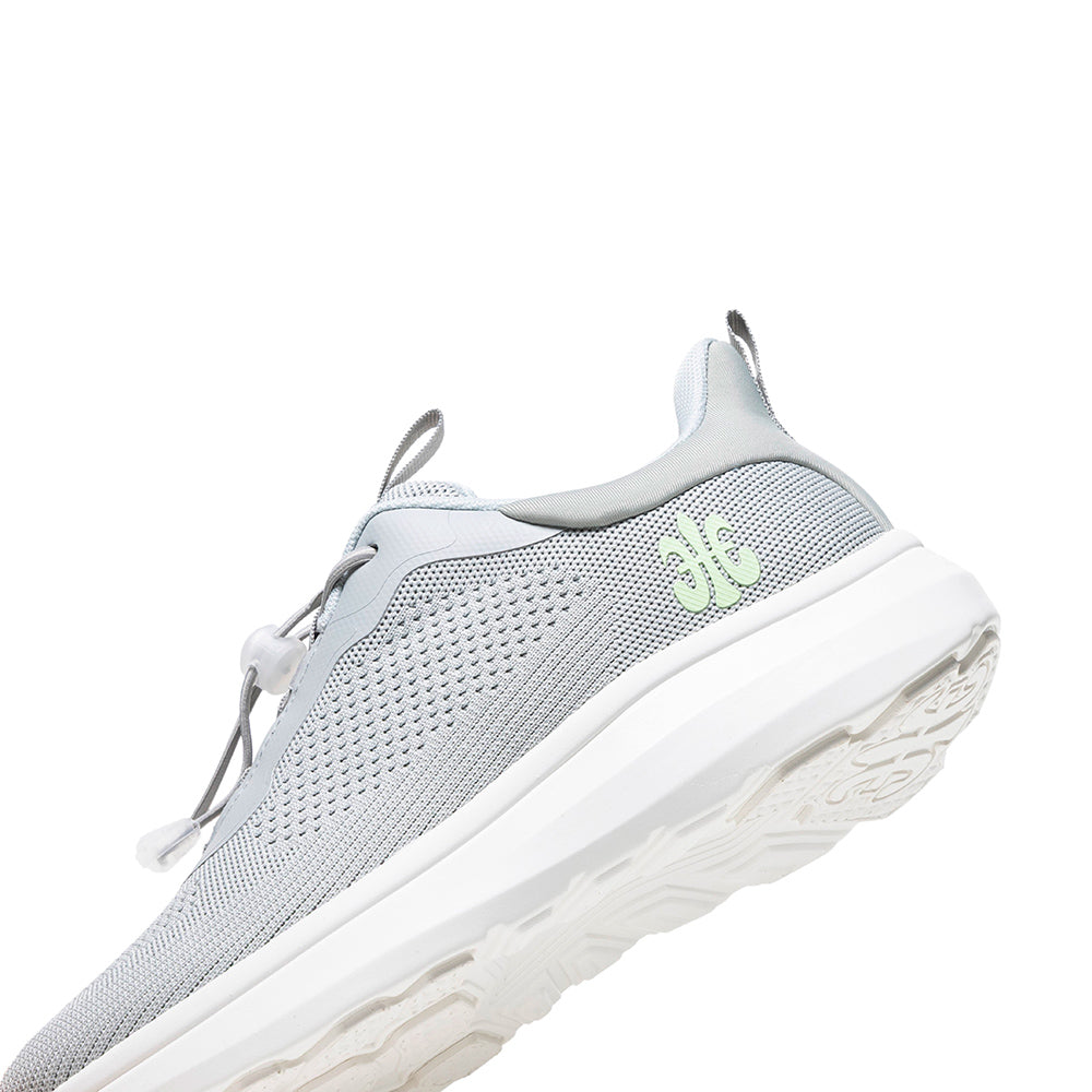 Women's Comfy Light Gray FlyKnit Sneakers