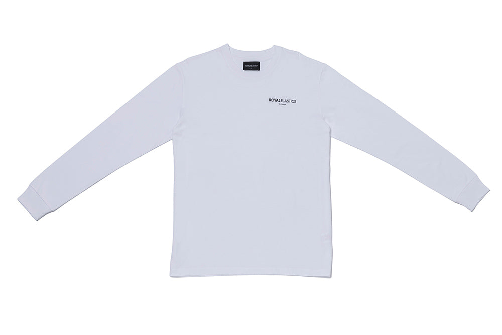 Unisex Logo Long T-shirt White