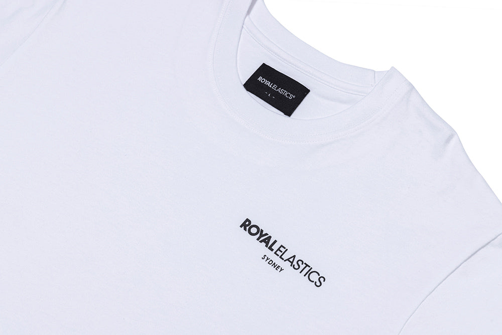 Unisex Logo Long T-shirt White