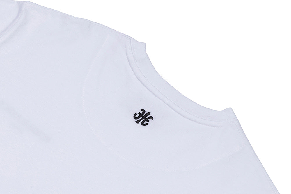 Unisex Logo Long T-shirt White