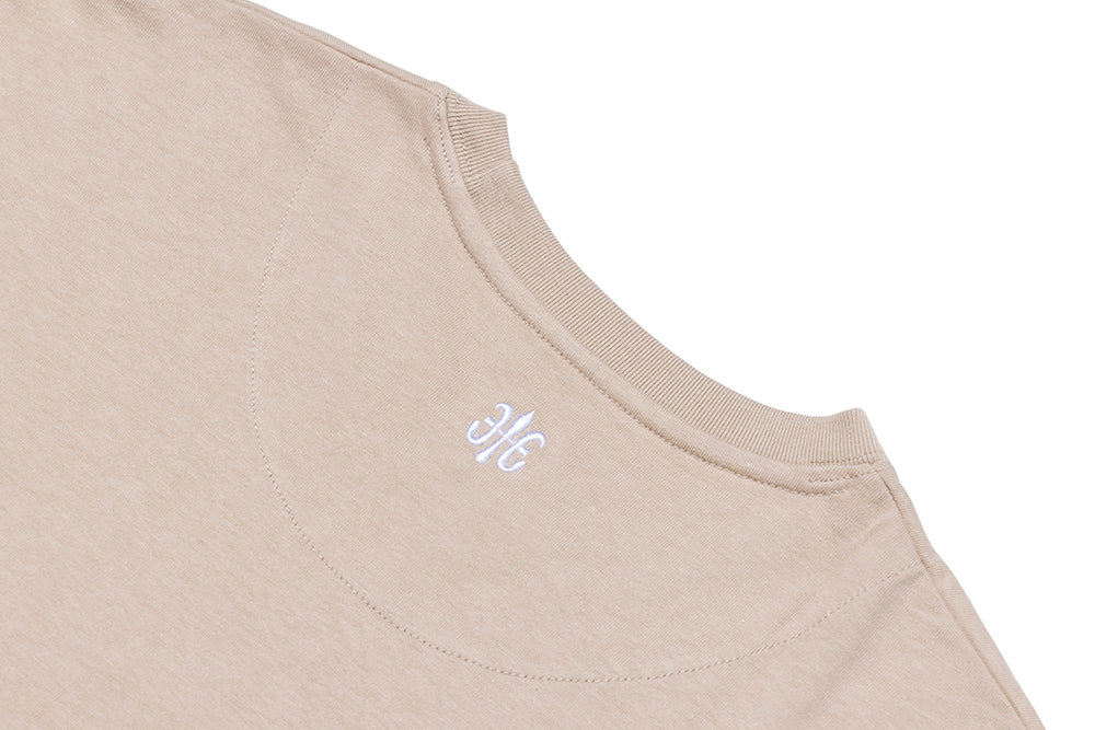 Unisex Logo Long T-shirt Khaki