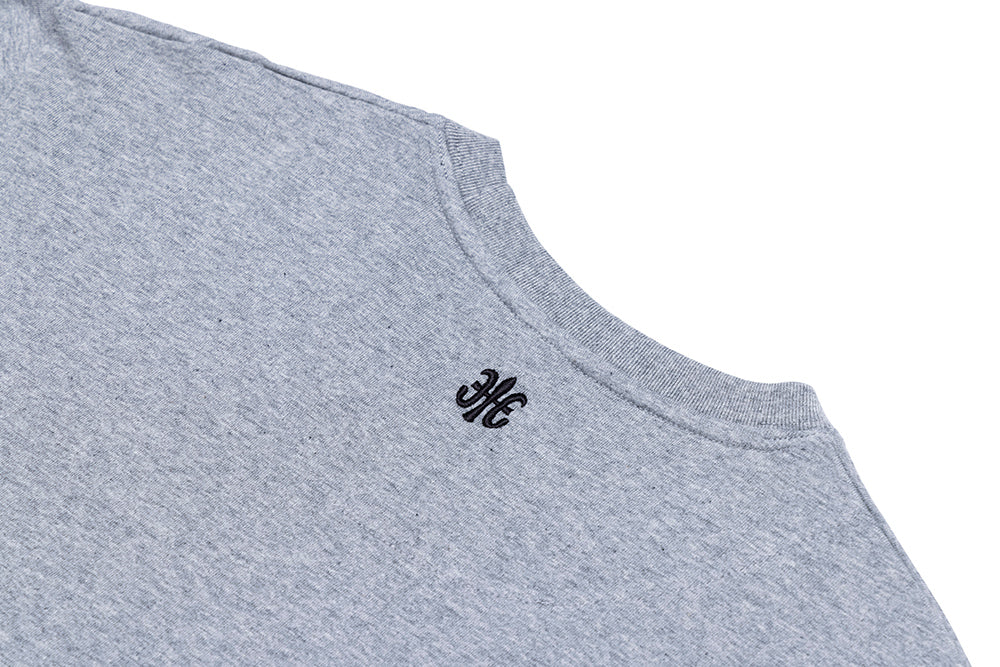 Unisex Logo Long T-shirt Gray