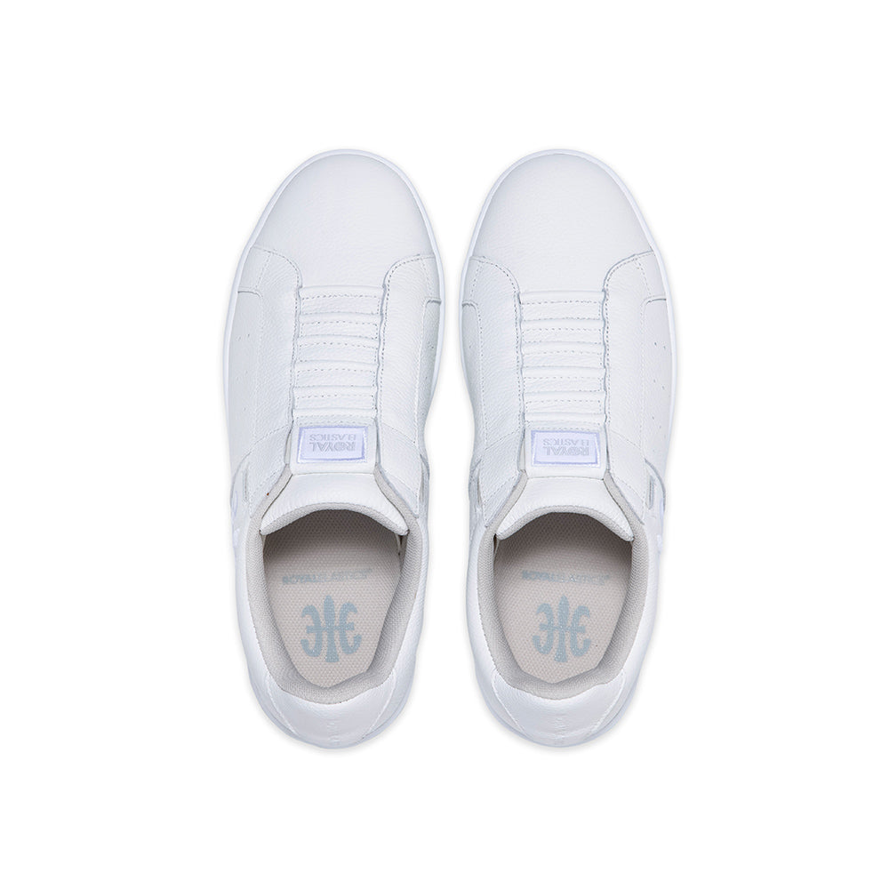Men's Icon OG White Logo Leather Sneakers