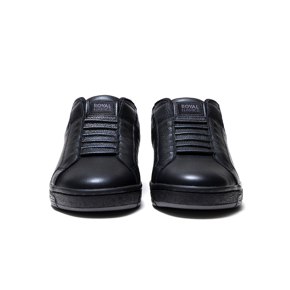 Men's Icon OG Black Logo Leather Sneakers 01930-999