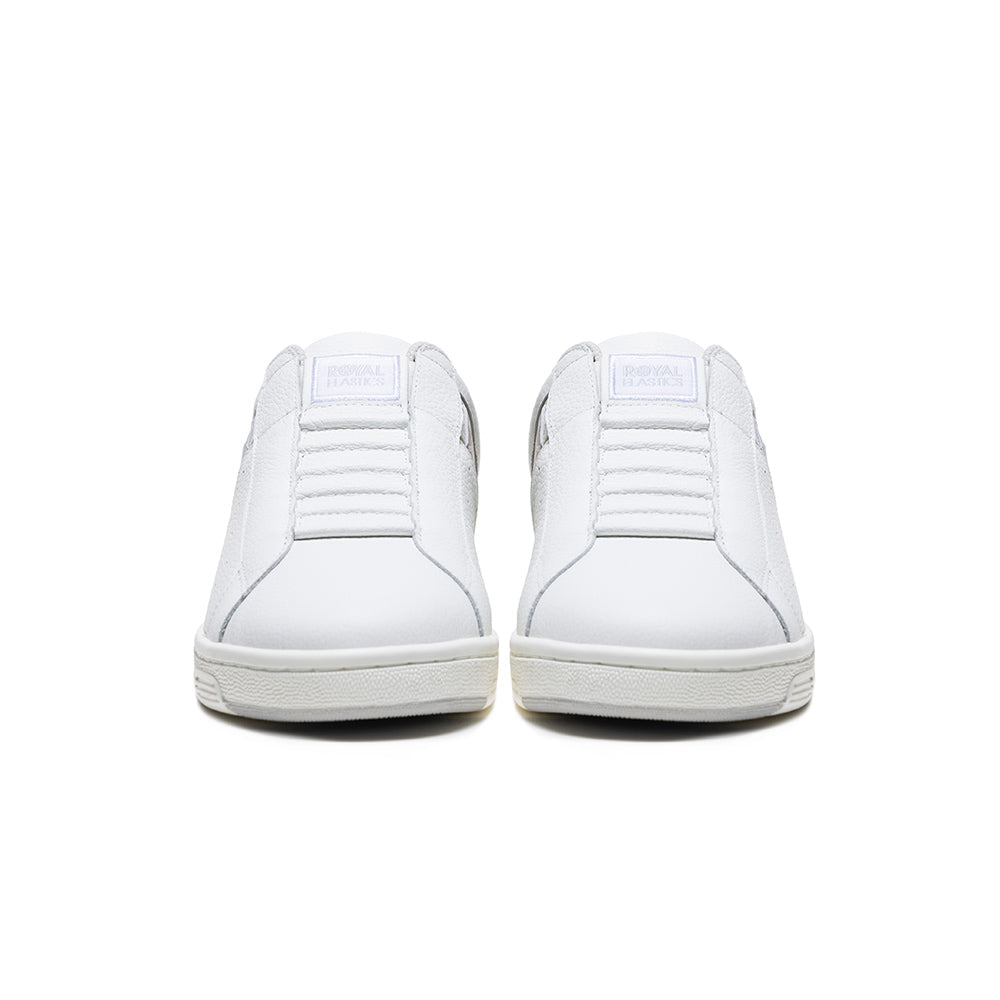 Men's Icon OG White Gray Brown Logo Leather Sneakers 01931-078