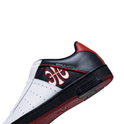 Men's Icon OG White Black Red Logo Leather Sneakers
