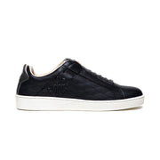 Men's Icon Lux Black Leather Sneakers