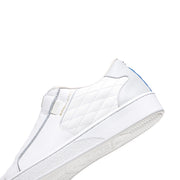 Men's Adelaide Lux White Gray Blue Leather Sneakers