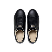 Men's Adelaide Lux Black Blue Leather Sneakers