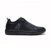 Men's Icon 2.0 Black Logo Leather Sneakers
