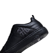 Men's Icon 2.0 Black Logo Leather Sneakers