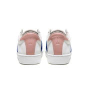 Women's Bishop White Blue Pink Leather Sneakers