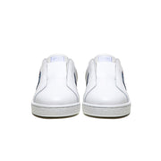 Women's Bishop White Blue Red Leather Sneakers