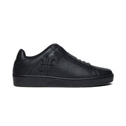 Women's Icon Black Logo Leather Sneakers