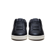 Women's Icon OG Black Yellow Logo Leather Sneakers