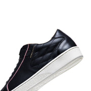Women's Adelaide Lux Black Pink Leather Sneakers