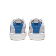 Women's Icon 2.0 White Blue Logo Leather Sneakers