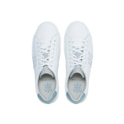 Women's Honor White Blue Logo Leather Sneakers