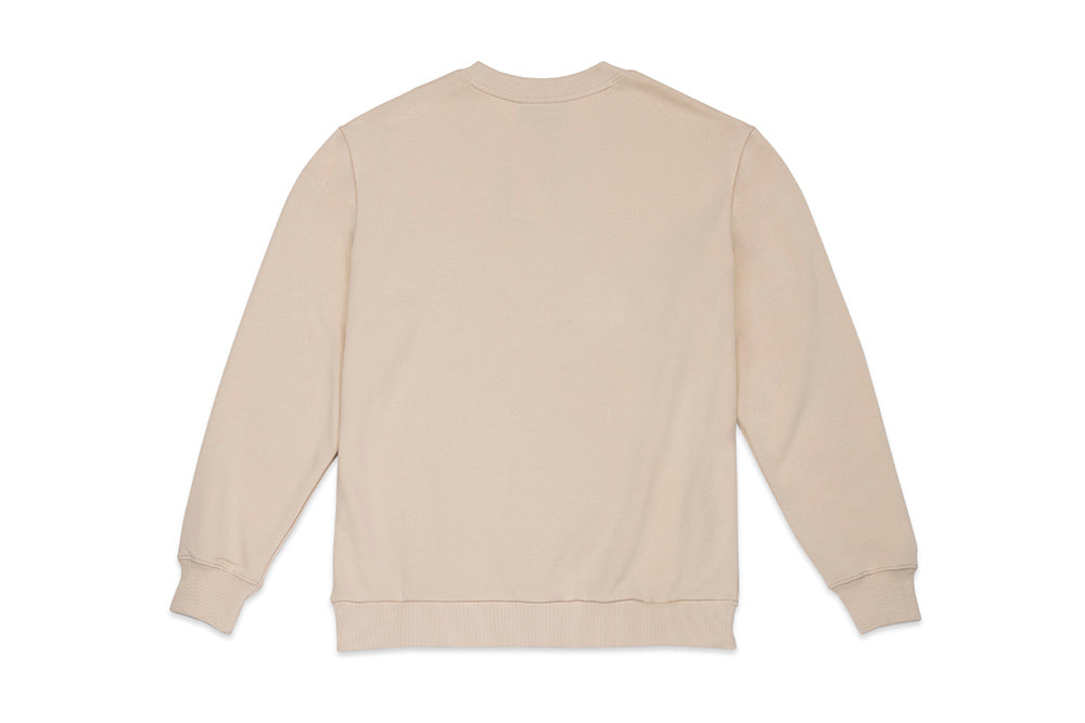 Unisex Sweat Shirt Beige