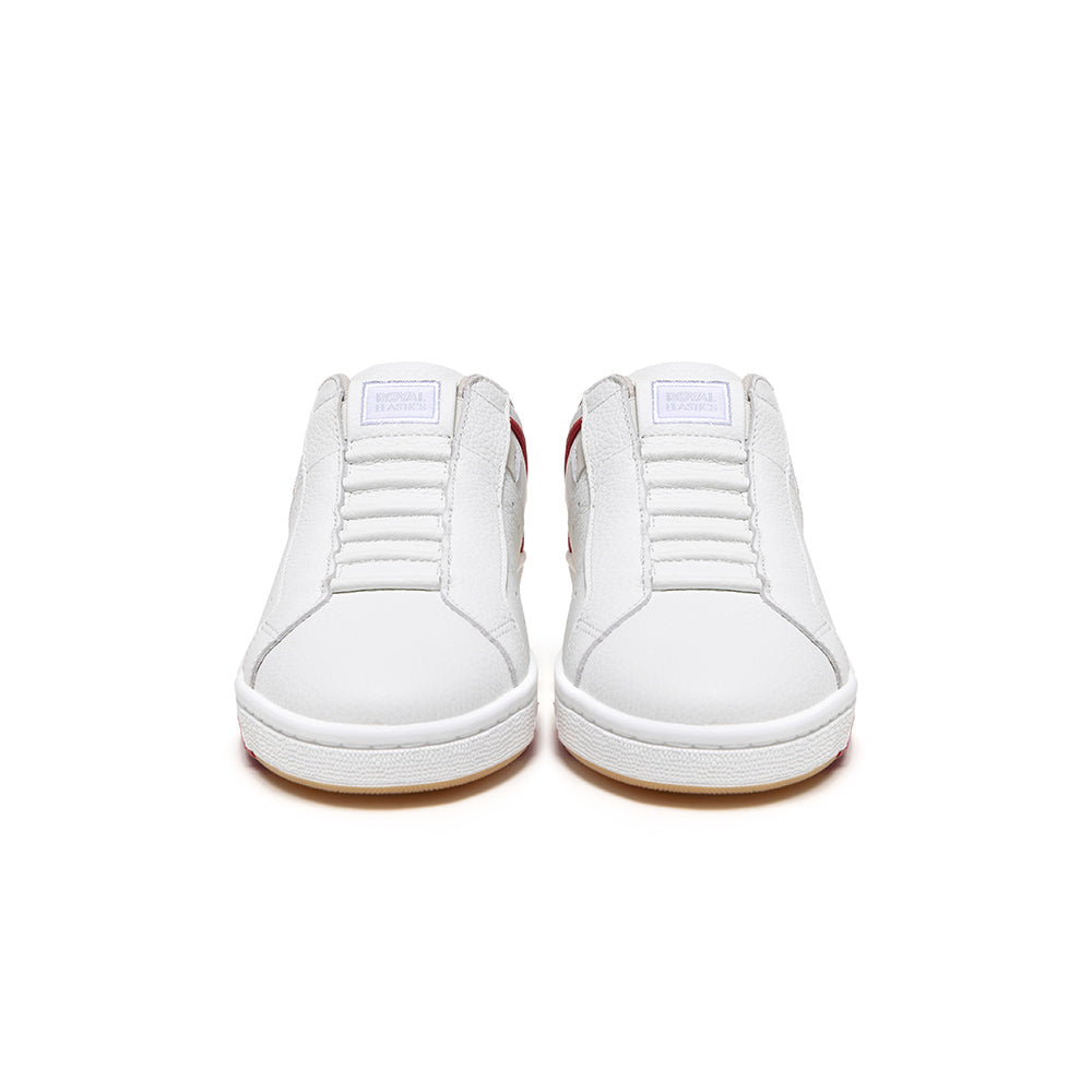 Men's Icon OG White Red Logo Leather Sneakers 001953-001-2