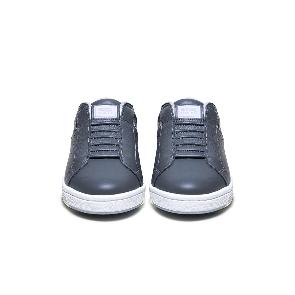 Men's Icon OG Gray Beige Logo Leather Sneakers 001953-887