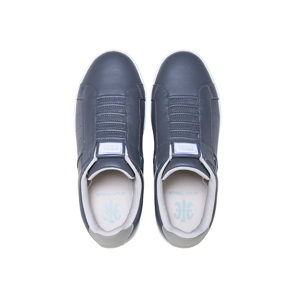 Men's Icon OG Gray Beige Logo Leather Sneakers 001953-887 - ROYAL ELASTICS