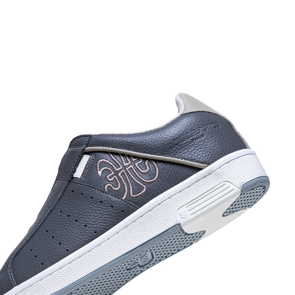 Men's Icon OG Gray Beige Logo Leather Sneakers 001953-887 - ROYAL ELASTICS
