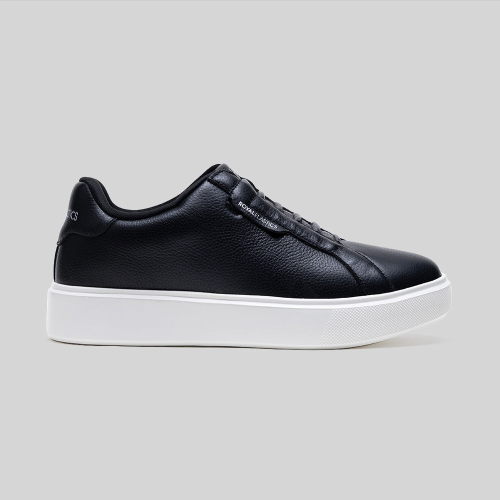 Men's Bishop Black Leather Sneakers 002161-999-1