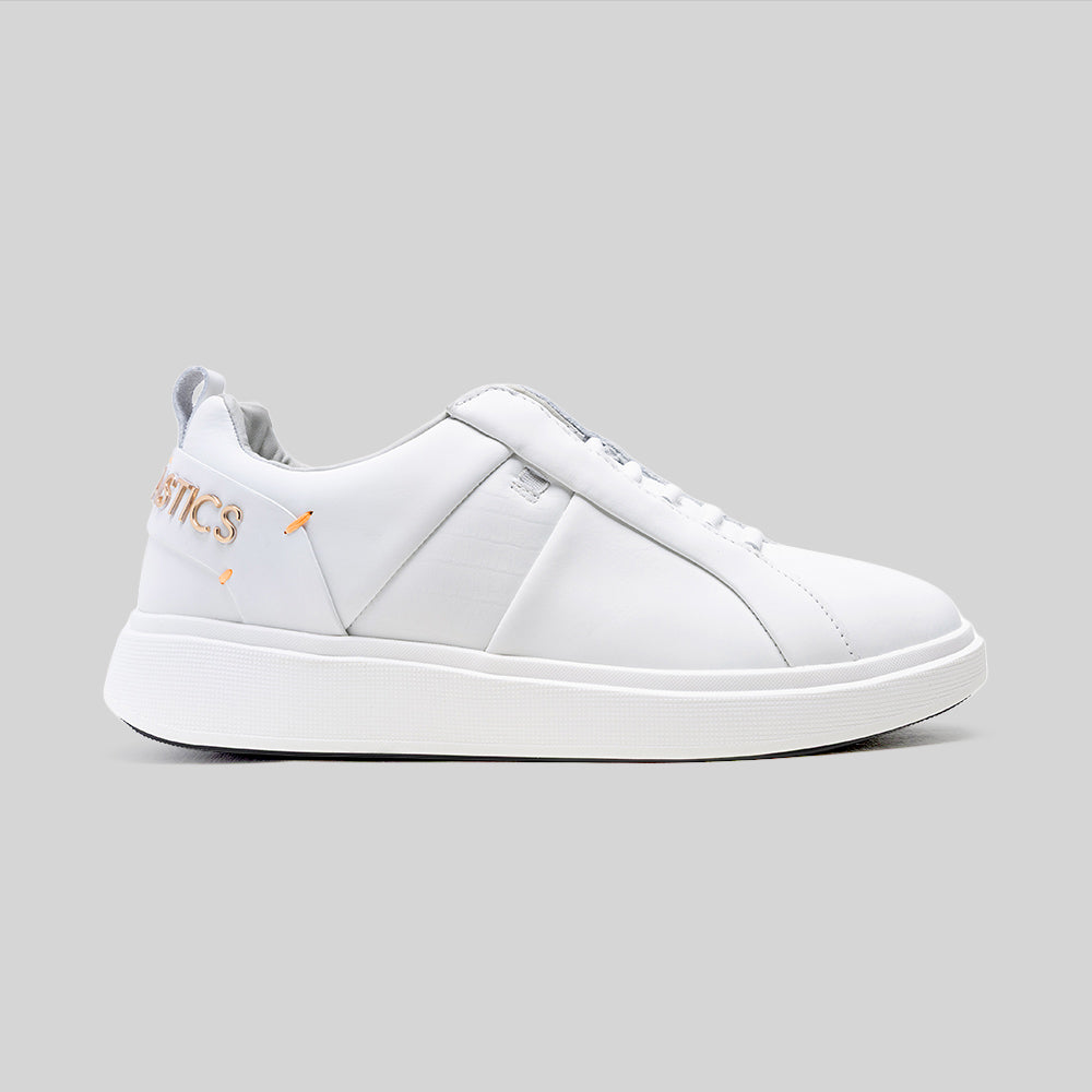 Men's Icon Supreme White Leather Sneakers 002461-000